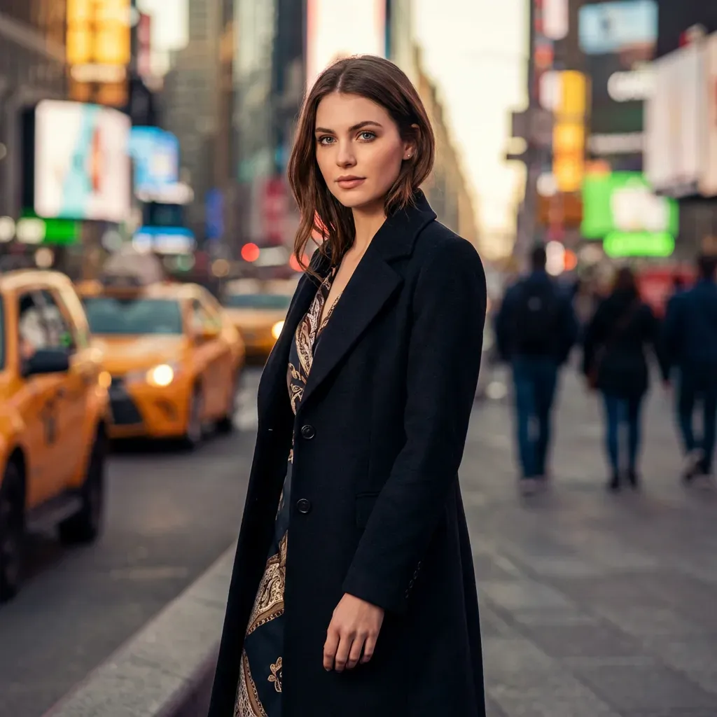 服装照片AI处理后 - 专业商业品质生活场景背景